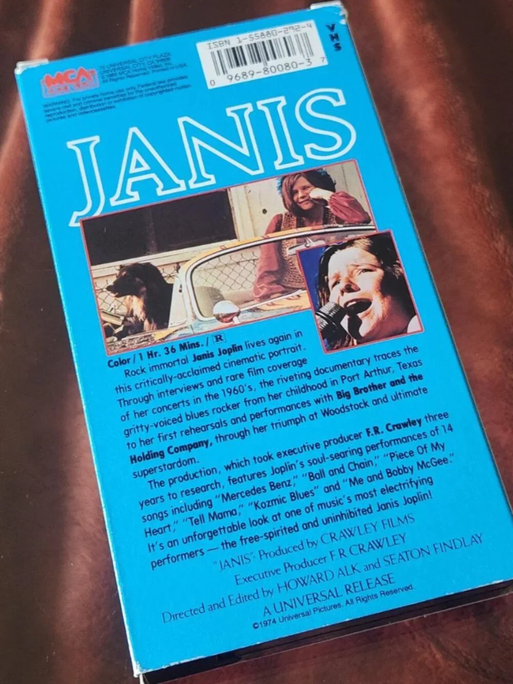 Janis: The Way She Was (A Film) - 1974/1989 - VHS